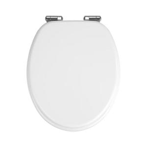 WENKO 22885100-WC sedátko URBIO 36x42, 5 cm bílá/stříbrná 22885100 obraz