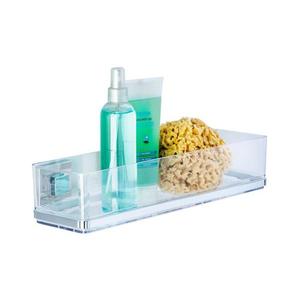 WENKO 22685100-Polička VACUUM-LOC QUADRO ED 38, 5x14, 5 cm stříbrná/lesk. chrom 22685100 obraz