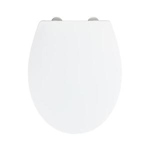 WENKO 24516100-WC sedátko 300/350 KG WC-SITZE 37x44, 5 cm bílá/stříbrná 24516100 obraz