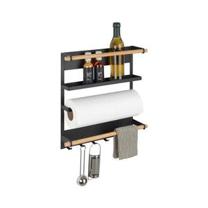 WENKO 54114100 - Organizér MAGNA 33x34 cm černá/hnědá 54114100 obraz