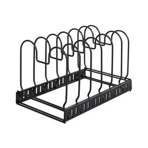WENKO 53149100 - Držák poklic a pánví 18x18 cm černá 53149100 obraz