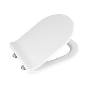WENKO 22415100-Toaletní sedátko HABOS 46x36 cm bílá/stříbrná 22415100 obraz