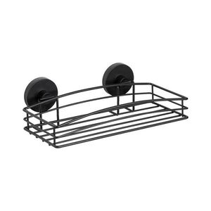 WENKO 24732100-Polička VACUUM-LOC RUND SCHW 26x14 cm černá 24732100 obraz