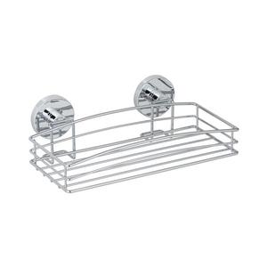 WENKO 20883100-Polička VACUUM-LOC RUND STAH 26x15, 3 cm lesk. chrom 20883100 obraz