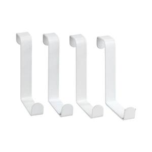 WENKO 23545100-Věšák na dveře 7, 6x6 cm bílá 23545100 obraz
