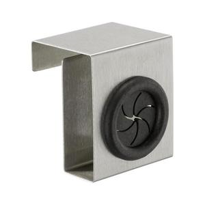 WENKO 4368060100 - Hák PUSH 5x6 cm stříbrná/černá 4368060100 obraz