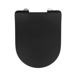 WENKO 23827100-WC sedátko SEDILO 45, 2x36, 2 cm černá/stříbrná 23827100 obraz