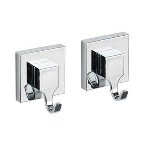 WENKO 22688100-Háček VACUUM-LOC QUADRO ED 6x7 cm stříbrná/lesk. chrom 22688100 obraz
