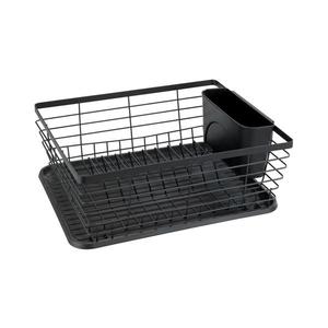 WENKO 54766100 - Odkapávač nádobí BLACK OUTDOOR KITCHEN 36x30 cm černá/černá 54766100 obraz
