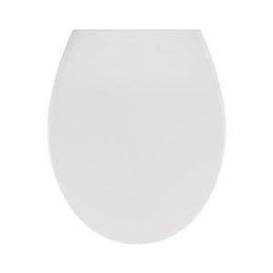 WENKO 21903100-WC sedátko SAMOS 44, 5x37, 5 cm bílá/stříbrná 21903100 obraz