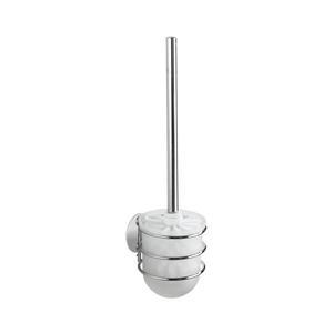 WENKO 18768100-WC set TURBO-LOC RUND STAHL 10x37, 5 cm lesk. chrom/bílá 18768100 obraz