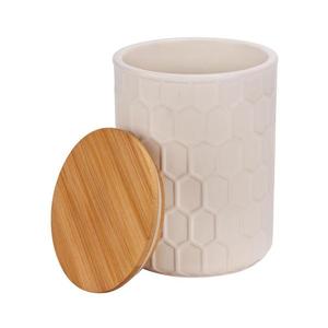WENKO 54222100 - Box MAYA 13x17 cm bílá/hnědá 54222100 obraz