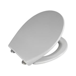 WENKO 22402100-WC sedátko SAMOS 44, 5x37, 5 cm šedá/stříbrná 22402100 obraz