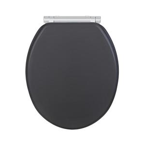 WENKO 25218100-WC sedátko MORRA 35x42 cm antracit/stříbrná 25218100 obraz