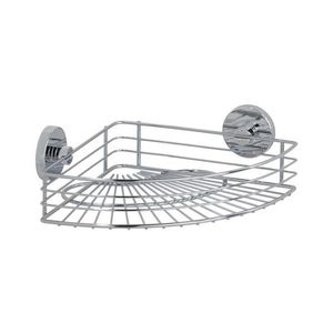 WENKO 20887100-Polička VACUUM-LOC RUND STAH 31x22, 5 cm lesk. chrom 20887100 obraz