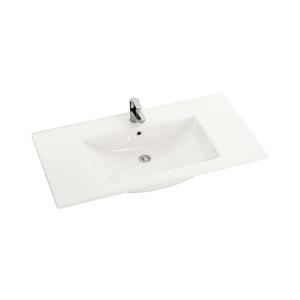 BATH DELUXE 06-090-60-11-01 - Zápustné umyvadlo CHICAGO 91x46, 5 cm keramika/bílá 06-090-60-11-01 obraz