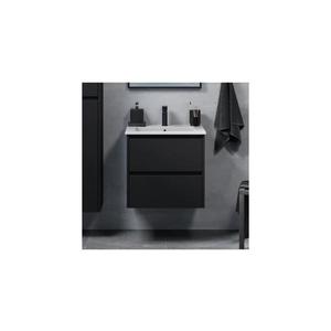 BATH DELUXE Koupelnová skříňka s umyvadlem LYKE 60 cm černá 77-060-11-02-00 obraz