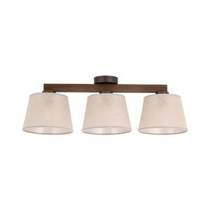 Brilagi - Přisazený lustr LATTE 3xE27/60W/230V borovice/béžová 11561 obraz