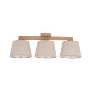 Brilagi - Přisazený lustr LATTE SABIA 3xE27/60W/230V borovice/béžová 11565 obraz