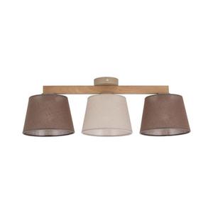 Brilagi - Přisazený lustr LATTE SABIA 3xE27/60W/230V borovice/mix 11568 obraz