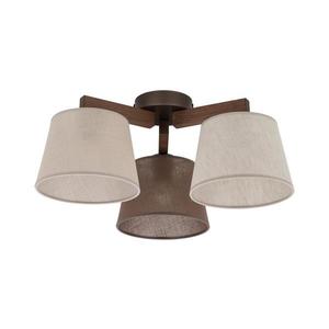 Brilagi - Přisazený lustr LATTE 3xE27/60W/230V borovice/mix 11572 obraz