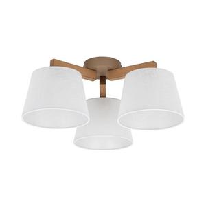 Brilagi - Přisazený lustr LATTE SABIA 3xE27/60W/230V borovice/bílá 11573 obraz