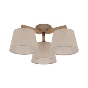 Brilagi - Přisazený lustr LATTE SABIA 3xE27/60W/230V borovice/béžová 11574 obraz