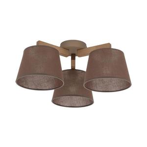 Brilagi - Přisazený lustr LATTE SABIA 3xE27/60W/230V borovice/hnědá 11575 obraz