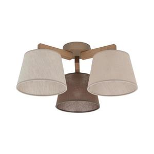 Brilagi - Přisazený lustr LATTE SABIA 3xE27/60W/230V borovice/mix 11576 obraz