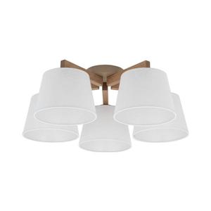 Brilagi - Přisazený lustr LATTE SABIA 5xE27/60W/230V borovice/bílá 11581 obraz