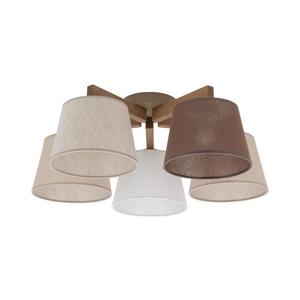 Brilagi - Přisazený lustr LATTE SABIA 5xE27/60W/230V borovice/mix 11584 obraz