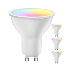 B.V. SADA 4x LED RGBW Stmív. žárovka Smart GU10/4, 9W/230V 2700-6500K - S10201FW7 obraz