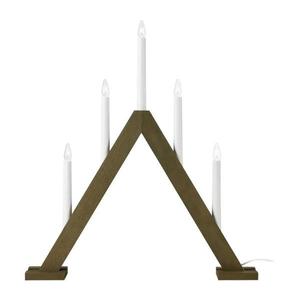 Markslöjd 706224 - Vánoční svícen ARIELE 5xE10/3W/230V borovice/hnědá 706224 obraz