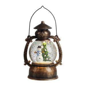 Markslöjd 705053 - LED Vánoční dekorace LOTHAR LED/0, 15W/3xAA lucerna bronz 705053 obraz