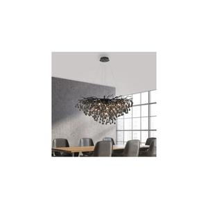 Paul Neuhaus 2192-18 - Lustr na lanku ICICLE 10xG9/40W/230V 50x100 cm černá 2192-18 obraz