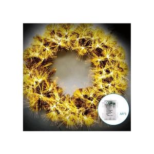 B.V. - LED Venkovní vánoční věnec 3D 72xLED/3xAA pr. 50cm IP44 teplá bílá B10303Y33 obraz