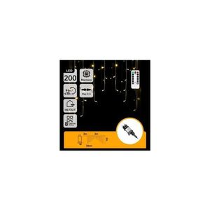 B.V. - LED Ven. ván. řetěz 200xLED/6W/230V/8 funkcí 3x1m IP44 tep bílá+DO B10303S7J obraz