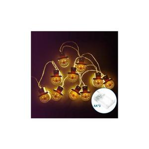 B.V. - LED Vánoční řetěz 10xLED/3xAA 1, 5m teplá bílá sněhulák B10303Q6N obraz