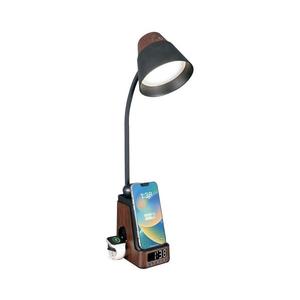 08999L - LED+CCT Stm stolní lampa s bezdr nab QI IDEAL LED/8W/230V hnědá 08999L obraz