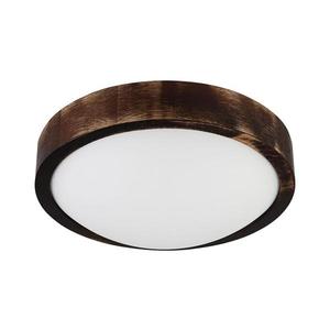LED Stropní svítidlo OAK SLIM LED/20W/230V 4000K pr. 27 cm dub/tmavě hnědá LD-PD-8.1/LED20/SMOKY obraz