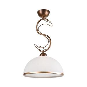 Lustr na tyči COBRA 1xE27/60W/230V pr. 30 cm bronz/patina LM-1.52/BRĄZ obraz