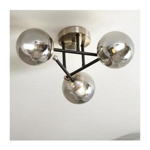 Brilagi - Přisazený lustr MALIVA 3xE14/15W/230V matný chrom/kouřová LM-3.220/SATYNA/NIKIEL obraz
