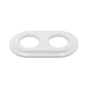 Bohemia-Design - Porcelánový retro rámeček dvojitý bílá 12359360 obraz