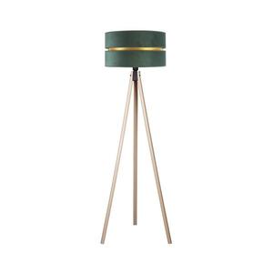 - Stojací lampa DUO 1xE27/60W/230V pr. 44 cm zelená/béžová AS0463+DU83556 obraz