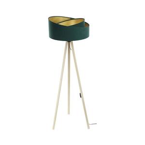 Stojací lampa GALAXY 1xE27/60W/230V zelená/béžová AS0463+BS0388 obraz