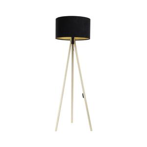 Stojací lampa STANDART 1xE27/60W/230V černá/béžová AS0463+BS0400 obraz