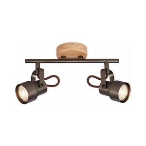 Brilo - LED Bodové svítidlo TAHUN 2xGU10/5W/230V hnědá 2872-025 obraz