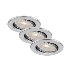 Brilo - SADA 3x LED Stm. koupelnové podhledové svítidlo DIMM LED/5, 5W/230V IP23 7256-039 obraz