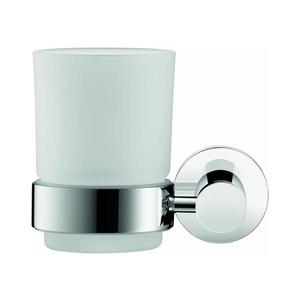 Duravit 99194600 - Nástěnný stojánek na zubní kartáčky D-CODE levá matná černá 0099194600 obraz