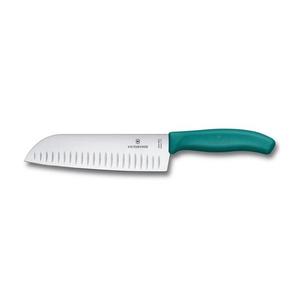 Victorinox - Kuchyňský nůž santoku SWISS CLASSIC 17 cm tyrkysová 6.8524.17C1B obraz